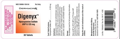 Label (Digenyx Tablets Label)